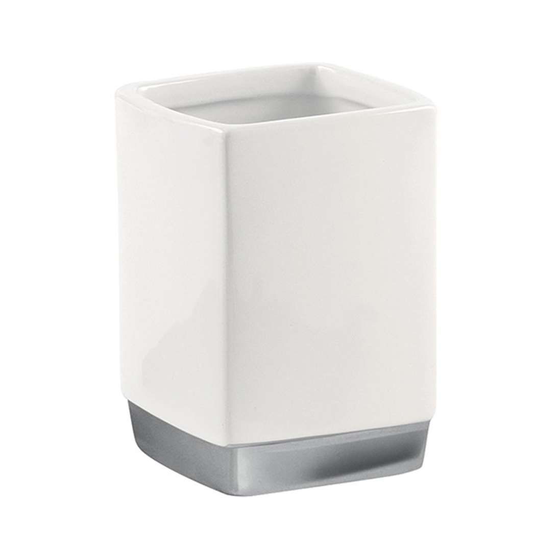 Sapho Gedy Lucy - Tandenborstel en tandpasta houder - Wit