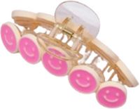 Trendsisters Bol Haarklem smiley - roze