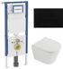 Geberit QeramiQ Dely Toiletset - Mat Zwart
