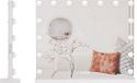 Happiq Miroir de maquillage avec éclairage - Miroir Hollywood - LED dimmable avec 3 modes de couleur - 15 lampes - Blanc