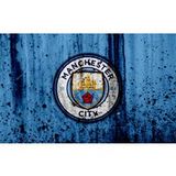 Manchester City Papier peint panoramique football - 325 cm x 203 cm