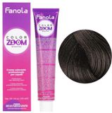 Fanola Color Zoom Permanent Hair Color 6.71 Cold Brown Dark Blonde Haarverf - 100ml