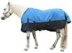Couverture pour cheval Couverture de pluie cheval 145 cm Bleu-noir