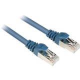 Sharkoon Cat 6 STP-kabel - RJ45 - 1 m - Grijs