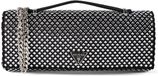 GUESS Tasmin Mini Top Handle Clutch Black zilverkleurig