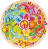 Goki Houten Puzzel Mandala Bloemen - 34dlg.