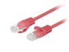Lanberg PCU6-20CC-0150-R Câble réseau Rouge 1,5 m Cat6 U/UTP