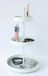 Gelco Schminkkarous, metaal, wit, 18,2 x 18,2 x 30 cm