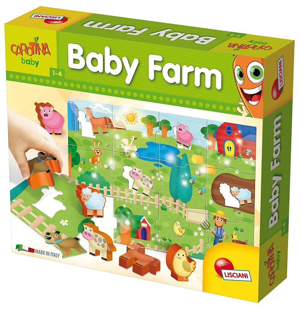Liscianigiochi Carotina Baby Fattoria - Puzzel - Unisex