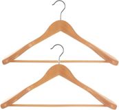 5Five - Kledinghanger - 4x - Hout - Draaibaar - Bruin