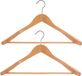 5Five - Kledinghanger - 4x - Hout - Draaibaar - Bruin