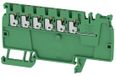 Weidmüller 2614100000 Verdeler-serieklem 3.5 mm Push-In-klem, Steekaansluiting Groen 50 stuk(s)