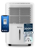 Merkloos Luchtontvochtiger - 12 liter per dag - Wifi - 1,8 liter watertank - Wit