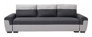 Vente-unique Gaby Loveseat-bank 3 zitplaatsen Grijs, Antraciet