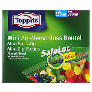 Toppits   Mini Zip-Verschluss Beutel