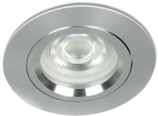 RTM Lighting LED Mini Inbouwspot Morgan - Rond RVS Look - Koel Wit - Dimbaar - 3.6W - RTM Lighting