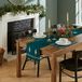 Catherine Lansfield Dining Christmas Notenkraker Puur Katoenen Tafelloper 33x220 cm Groen