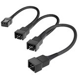KabelDirekt 3-pin ventilator verdeelkabel – 20cm