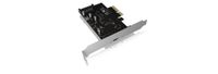 ICY BOX IB-PCI1901-C32 Interfacekaart/-adapter Intern USB 3.2 Gen 2 (3.1 Gen 2) PCIe