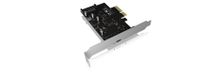 ICY BOX IB-PCI1901-C32 Interfacekaart/-adapter Intern USB 3.2 Gen 2 (3.1 Gen 2) PCIe