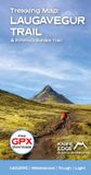 Trekking Knife Edge Outdoor Trekking Map: Iceland's Laugavegur & Fimmvorduhals Trail