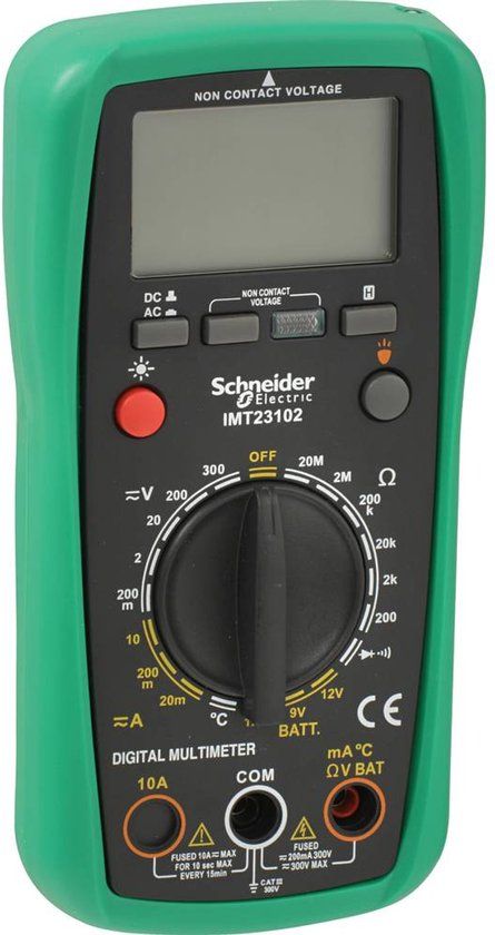 SCHNEIDER ELECTRIC LifeSpace IMT23202 Digitale multimeter Cat III 300 V Multimetro Digitaal