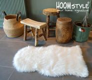 Hoomstyle Schapenvacht imitatie - 57x90cm wit