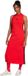 Adidas Sportswear Essentials 3-Stripes Lange Racerback Jurk - Dames - Rood