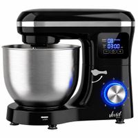 Vivid Green Keukenmachine met Display - 2000W - Keukenrobot - Keukenmixer - Mixer met Mengkom - 6.2L - Zwart