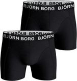 Björn Borg Jongens Boxershorts Katoen 2 stuks Zwart - Maat 134-140