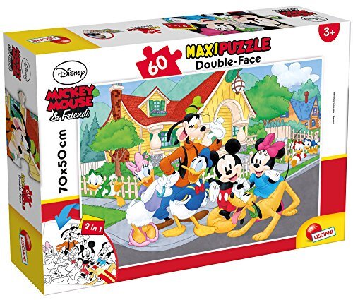 Liscianigiochi Mouse & Friends Disney Puzzel Supermaxi 60, Mickey, meerkleurig, 66728.0