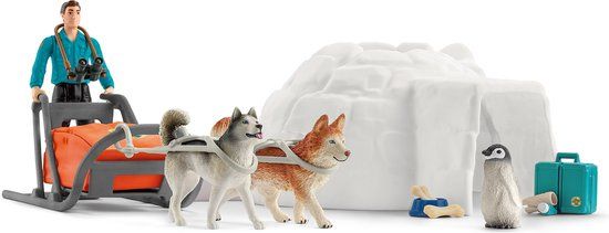 Schleich WILD LIFE Antarctic Expedition - Speelfigurenset - Kinderspeelgoed - 3-8 jaar - 42624