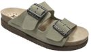 Mephisto Hester light kaki dames teenslipper sandvelour