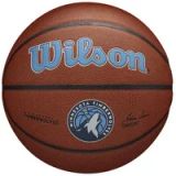 WILSON NBA Team Alliance Basketbal - Minnesota Timberwolves, Maat 7-29.5"