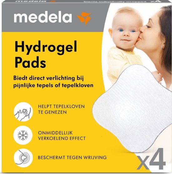 Medela Hydrogel Pad 4st transparant