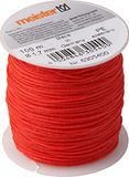 Meister Metselaarskoord rood - 100 m lengte - Ø 1,7 mm - polyethyleen gevlochten - knoopvast - scheurvast & belastbaar - op spoel/richtsnoer/bouwsnoer/soldeersnoer/pleistersnoer / 6305400
