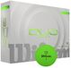 Wilson DUO Souple Balles de golf 2025 - Vert - 12 Pièces