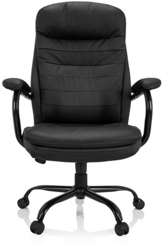 RELAX XXL B Bureaustoel - Kunstleer - Zwart