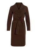 VILA VIJUICE COAT NOOS Dames Gewatteerde Jas M Coffee Bean