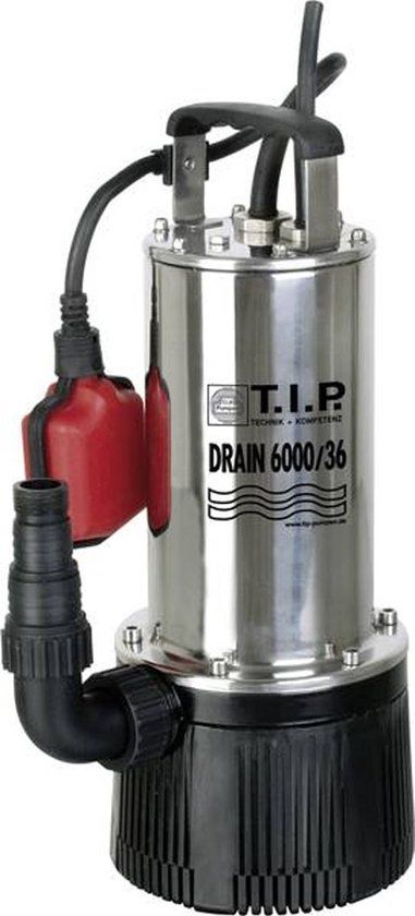 T.I.P. Drain 6000/36 Dompelpomp - 6000 liter per uur - 950 Watt