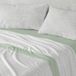 Burrito Blanco Beddengoed van Coralina-stof, bed van 150 cm (+ beschikbare maten), design 989, kleur mint (150 x 190/200 cm)