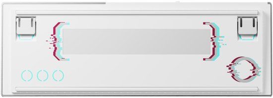 Cherry MX 8.2 Pro TMR Wireless Toetsenbord Gamen USB + RF Wireless + Bluetooth QWERTY US International Zilver, Wit