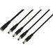 TRU COMPONENTS connecteur DC - Fiche 5,5 mm 2,1 mm 41,2 cm 1 pièce