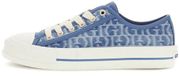 Guess Carey3 Dames Schoenen Blauw Leer Synthetisch Rubber Maat 39