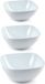 Plasticforte Plat à servir - Lot de 8 - Blanc - Plastique - 3 Tailles