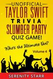 Ty Unofficial Taylor Swift Trivia Slumber Party Quiz Game Volume 4