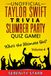 Ty Unofficial Taylor Swift Trivia Slumber Party Quiz Game Volume 4