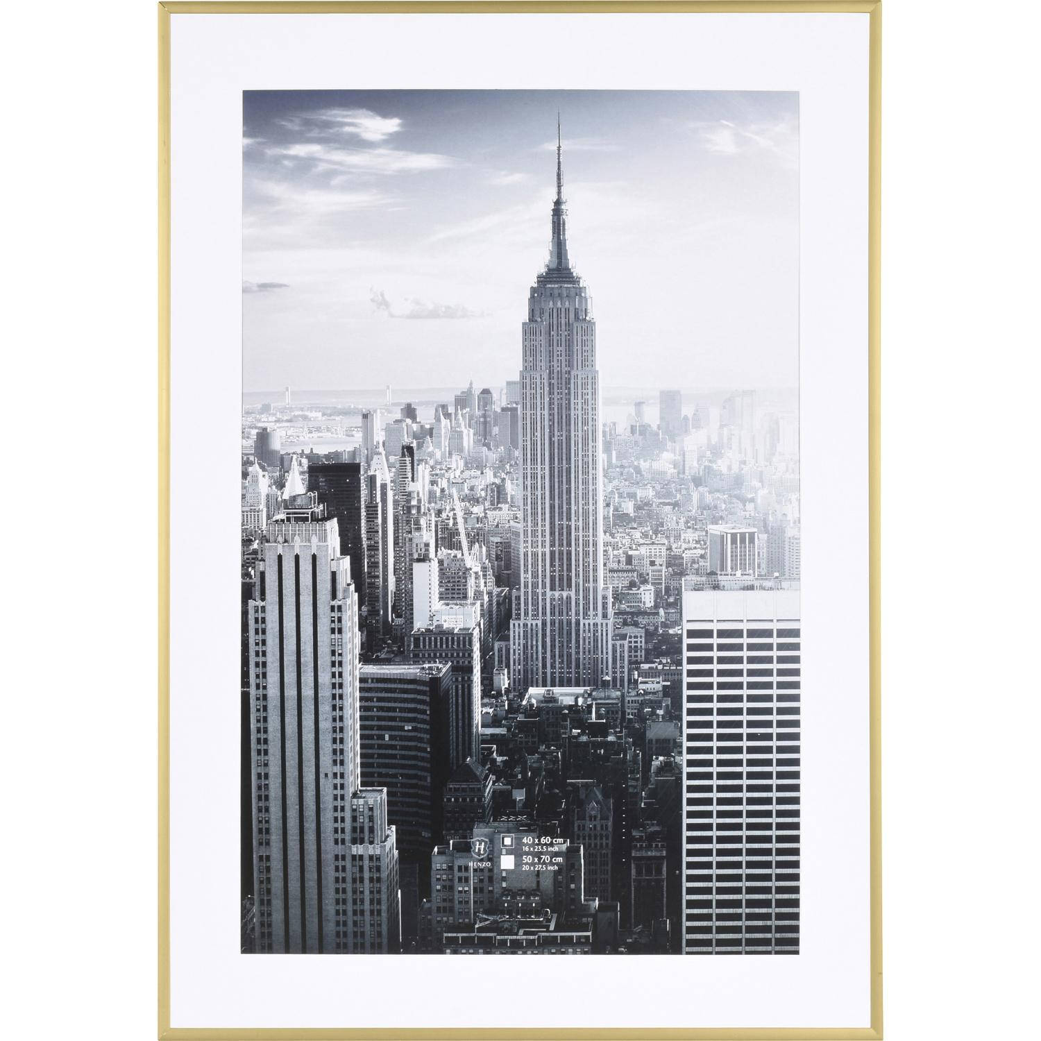 Henzo fotolijst - manhattan - fotomaat 50x70 cm - goud