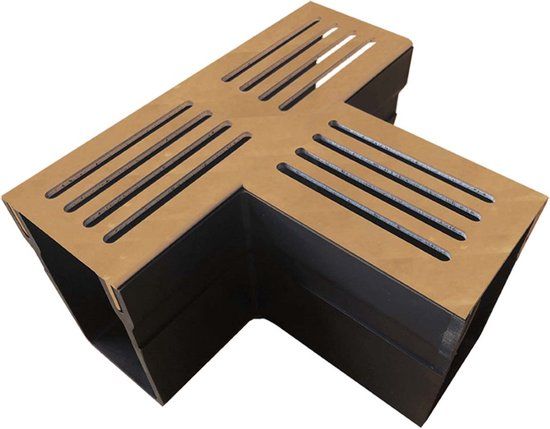 Gardenlux Garden Drain T-stuk cortenstaal