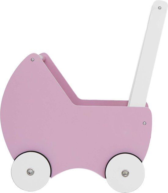 Prénatal Houten Poppenwagen - Roze